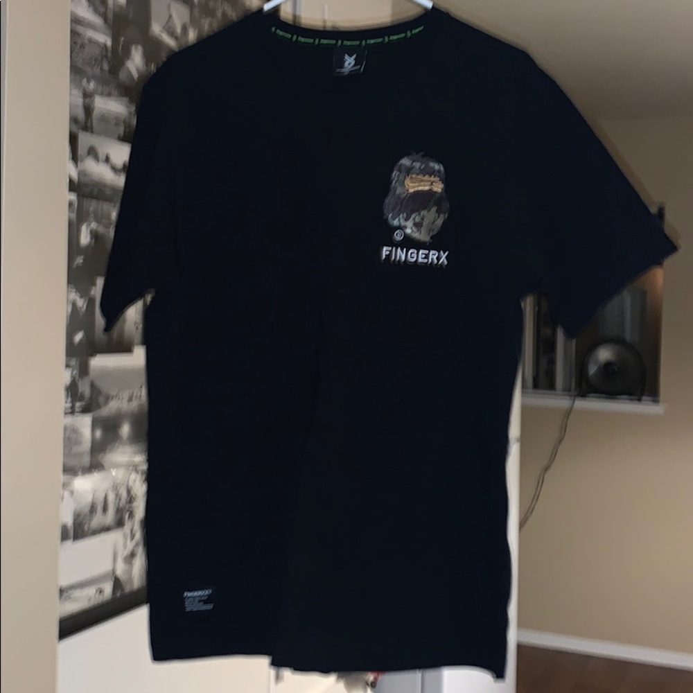 FINGERCROXX ARMY Force Gear Logo T-shirt Large